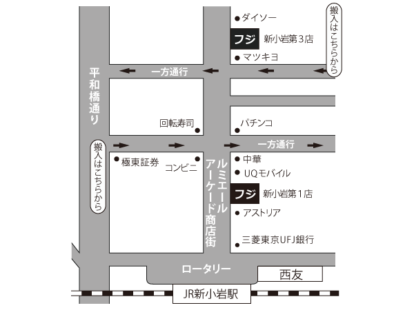 新小岩第3店の地図